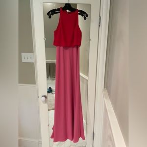 NWT Jill Stuart size 4 colorblocked evening gown